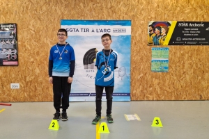 Saison 2025-2026 - Championnat départemental 18m jeune - Angers - 11 janvier 2026